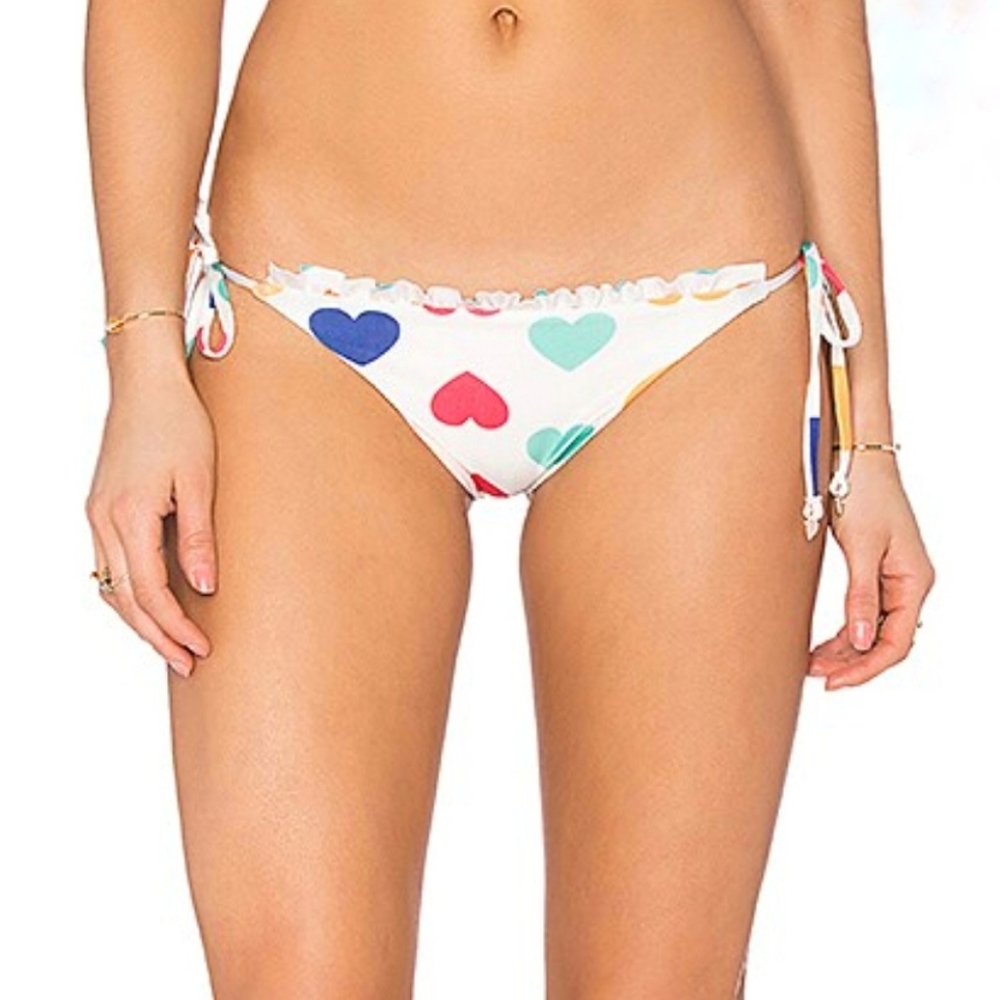 Wildfox Vintage Hearts Bikini Bottoms